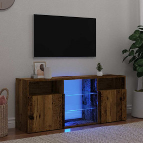 TV Cabinet Old Wood Engineered Wood 47.2 x 11.8 x 19.7 ...