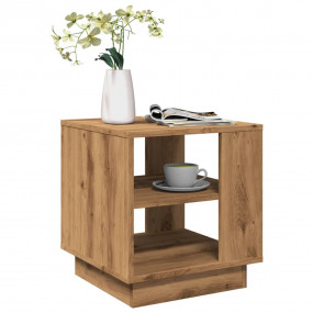 Coffee Table Artisan Oak Engineered Wood 15.7 x 15.7 x ...