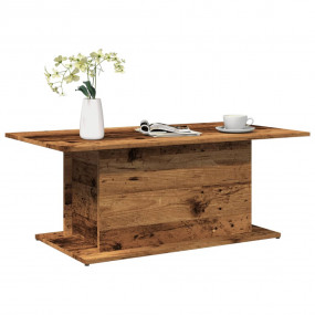 Coffee Table Old Wood Engineered Wood Medium Coffee Tab...
