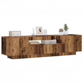 TV Cabinet Old Wood Engineered Wood Large TV Cabinet