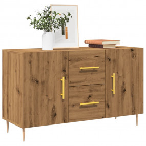 Sideboard Artisan Oak Engineered Wood, Metal 39.4 in Si...