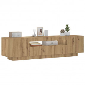TV Cabinet Artisan Oak Engineered Wood Medium TV Cabine...