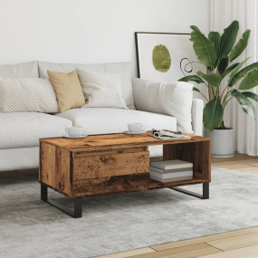 Coffee Table Old wood Engineered wood, metal Small Coff...