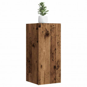 TV Cabinet Set of 2 Rustic wood Engineered wood Medium