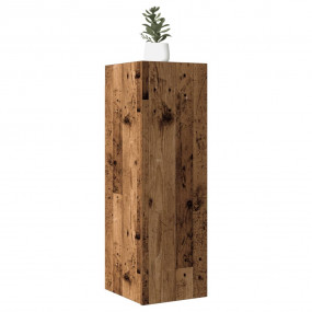 TV Cabinet Old Wood Engineered Wood TV Cabinet Rectangu...