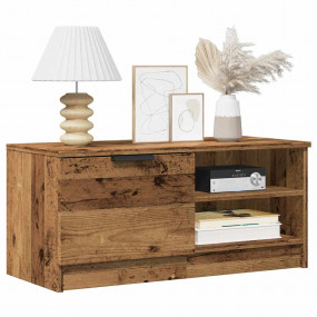 TV Cabinet Old Wood Engineered Wood Compact TV Cabinet