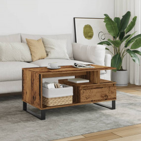 Coffee Table Old wood Engineered wood Medium Coffee Tab...