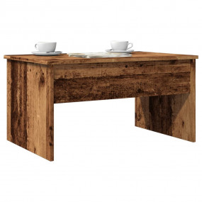 Coffee Table Rustic Wood Engineered Wood Small Height-A...