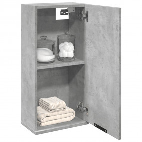 Bathroom Cabinet Concrete Gray Engineered Wood Medium