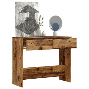 Console Table Old wood Engineered wood Narrow Console T...