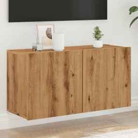 TV Cabinet Artisan Oak Engineered Wood Medium TV Cabine...