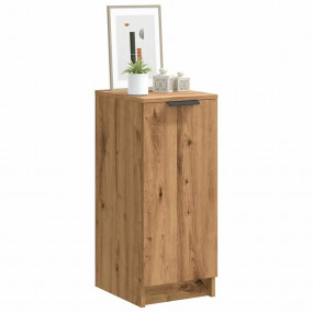 Shoe Cabinet Artisan Oak Engineered Wood Medium Storage