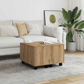 Coffee Table Artisan Oak Engineered Wood 23.6x23.6x15.0...