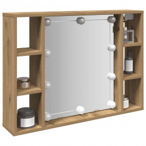 Mirror Cabinet Artisan oak Engineered wood Medium Mirro...