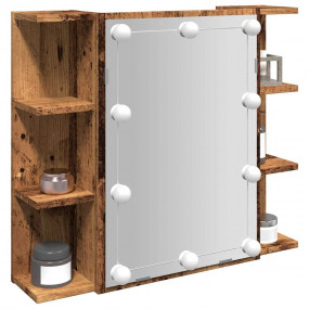 Mirror Cabinet Old wood Engineered wood, acrylic Medium