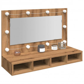 Mirror Cabinet Artisan oak Engineered wood, acrylic