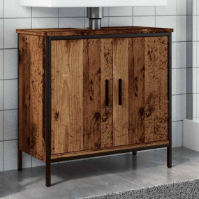 Sink Cabinet Old wood Engineered wood 23.6 x 11.8 x 23....