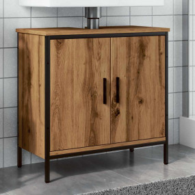 Sink Cabinet Artisan Oak Engineered wood Medium Bathroo...