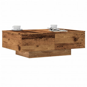 Coffee Table Old Wood Engineered Wood Medium Coffee Tab...