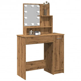 Dressing Table Artisan Oak Engineered Wood Medium Dress...