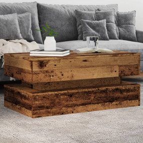 Coffee Table Old wood Engineered wood 35.4 x 19.7 x 15....