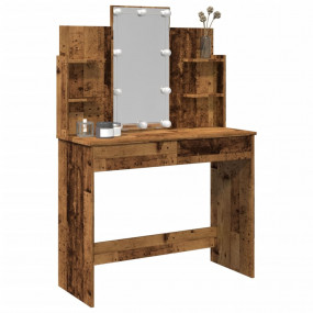 Dressing Table Old wood Engineered wood, glass Adjustab...