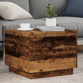 Coffee Table Old wood Engineered wood 19.7x19.7x15.7 in