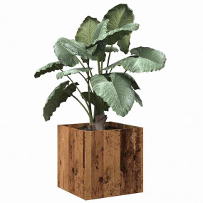 Planter Box Old wood Engineered wood 15.7x15.7x15.7 in ...