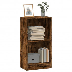 Bookcase Smoked Oak Engineered Wood Standard Bookcase