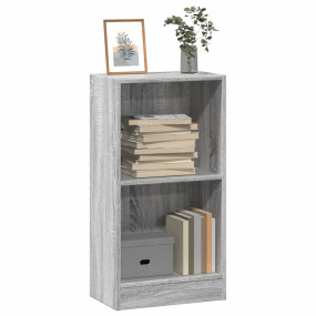 Bookcase Grey sonoma Engineered wood Medium Bookcase