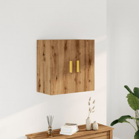 Wall Cabinet Artisan Oak Engineered Wood Medium Wall Ca...