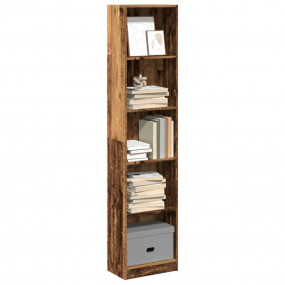 Bookcase Old wood Engineered wood Tall Bookcase Rectang...