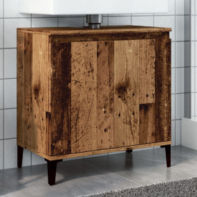 Sink Cabinet Old wood Engineered wood, metal Medium