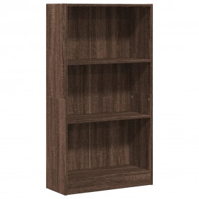 Bookcase Brown Oak Engineered wood 24 x 9.4 x 42.9 in B...