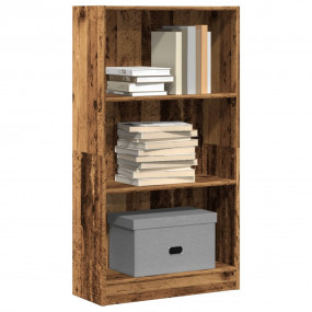 Bookcase Old Wood Engineered Wood Tall Modern Storage C...
