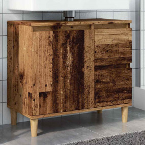 Sink Cabinet Old wood Engineered wood Medium