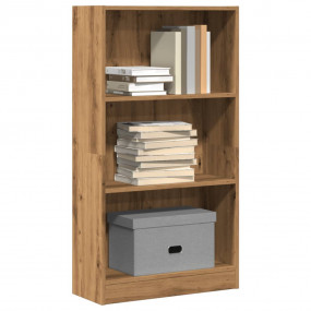 Bookcase Artisan Oak Engineered Wood Medium Bookcase