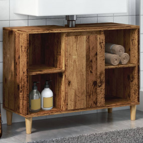 Bathroom Cabinet Old wood Engineered wood Medium Durabl...