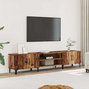 TV Cabinet Old Wood Engineered wood, Metal Large TV Cab...