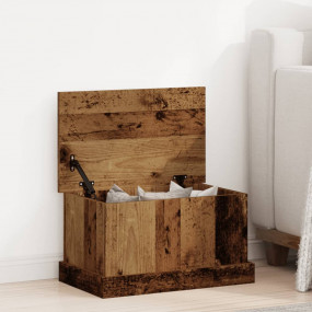 Storage Box Old Wood Engineered Wood Medium Storage Box