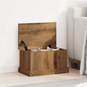 Storage Box Artisan Oak Engineered Wood Medium Storage ...
