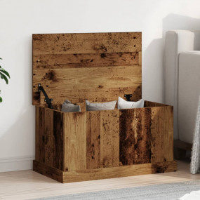 Storage Box Old wood Engineered wood 27.6 in wide Stora...