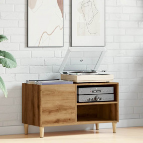 Record Cabinet Artisan Oak Engineered wood, solid eucal...