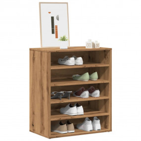 Shoe Cabinet Artisan Oak Engineered Wood Shoe Cabinet R...