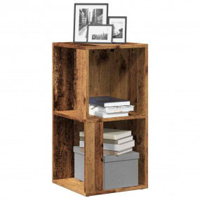 Corner Cabinet Old Wood Engineered Wood 13 x 13 x 26 in