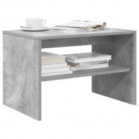 TV Cabinet Concrete Grey Engineered Wood Small TV Cabin...