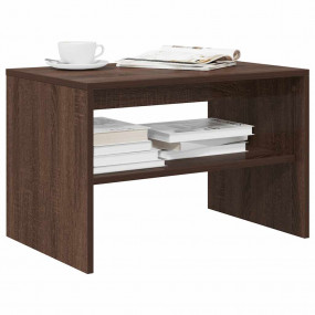TV Cabinet Brown Oak Engineered Wood Medium TV Cabinet