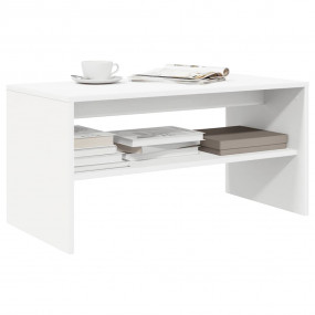 TV Cabinet White Engineered Wood Standard TV Cabinet