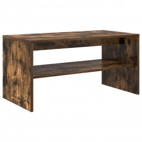TV Cabinet Smoked Oak Engineered Wood Standard TV Cabin...