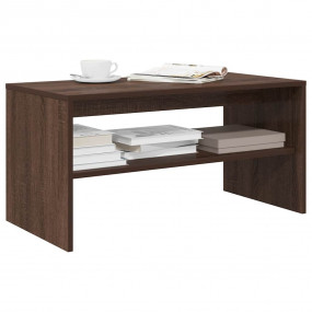 TV Cabinet Brown Oak Engineered Wood Medium TV Cabinet